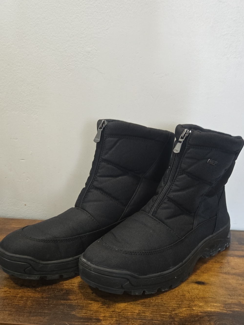 Pajar Black Zip-Front Men’s Rain & Snow Boots